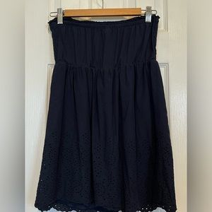 Navy blue strapless dress size Small